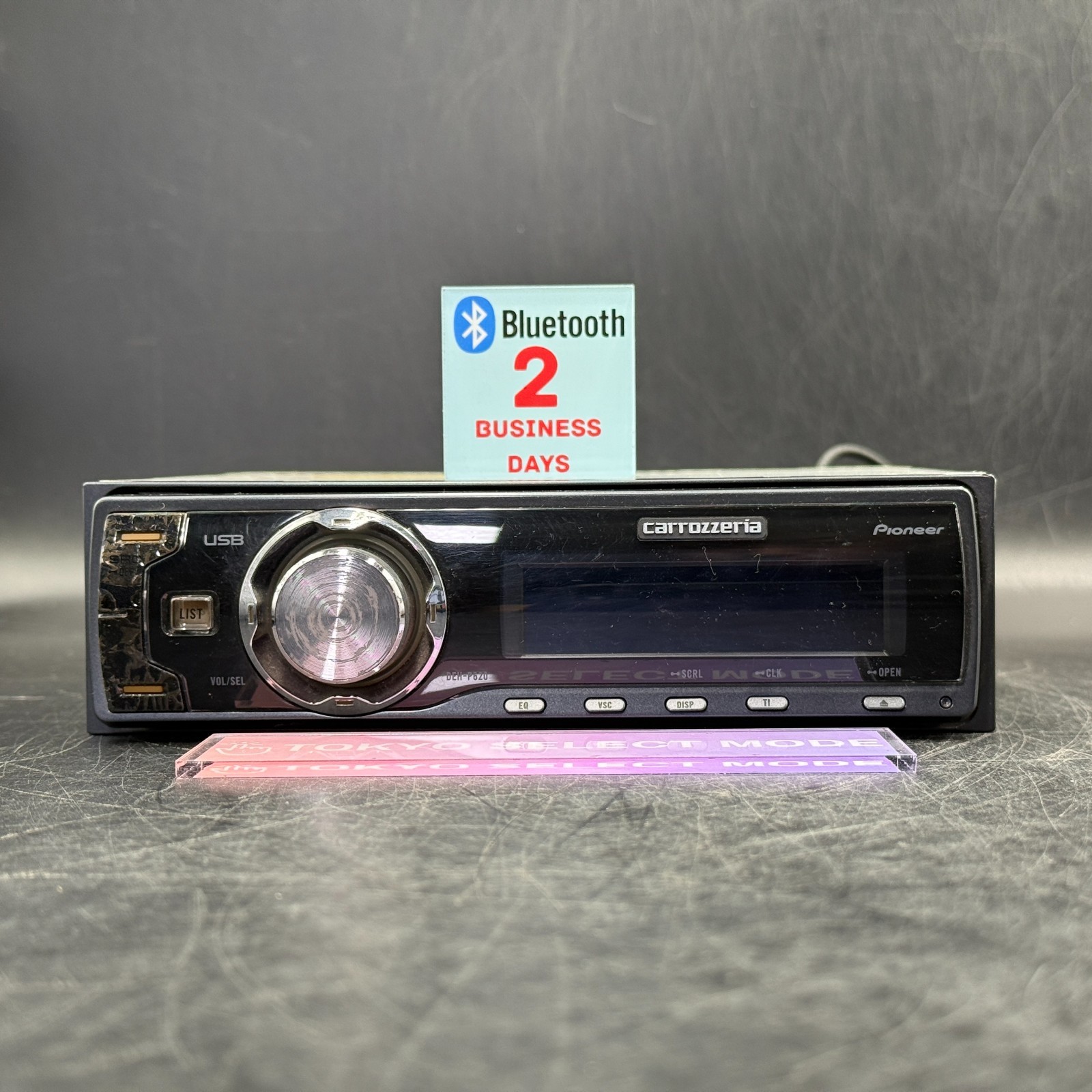 Pioneer Carrozzeria DEH-P620 1DIN Car Audio CD USB AUX Added Bluetooth In Stock