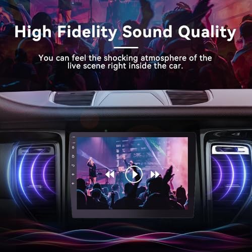 10.1 Inch Carplay Screen for Car,8 cores Radio Screen with RAM 4GB+ROM 64GB
