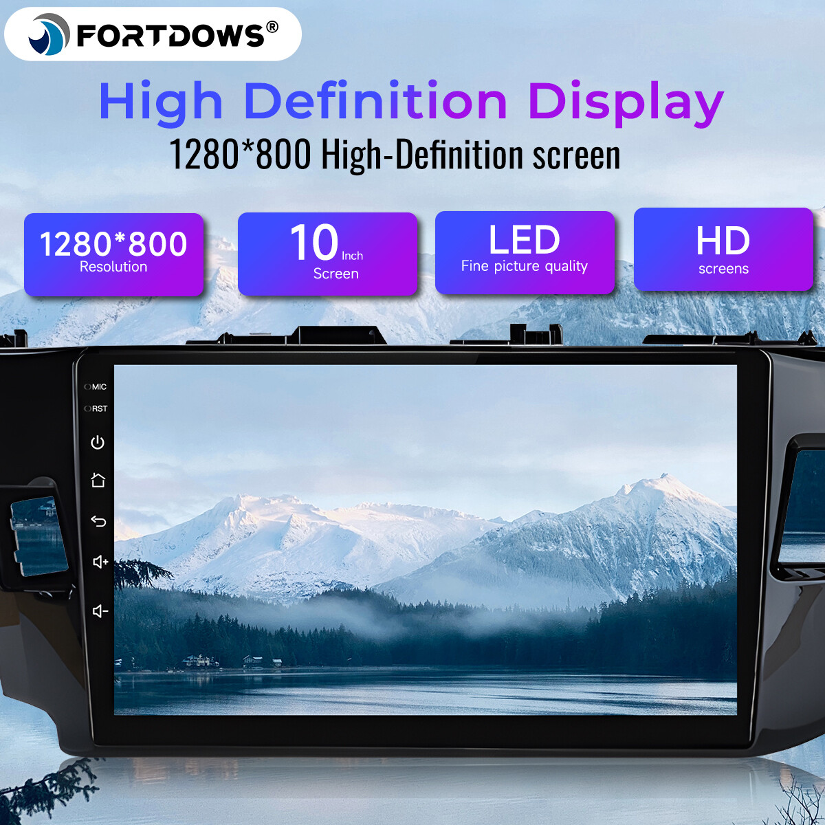 10.1″ CarPlay Car Stereo GPS Radio For Toyota Corolla 2014 2015 2016 Android12.0