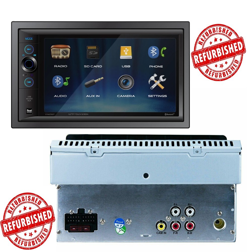 REFURBISHED DUAL XVM296BT Car Stereo Radio Dash Kit for 2001-2004 Ford Mustang