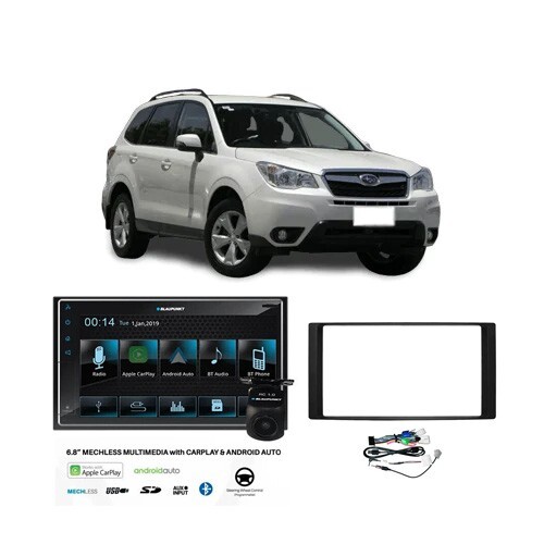 Blaupunkt BP800PLAY + RC1.0 Stereo Upgrade for Subaru Forester 2013-2014 SJ