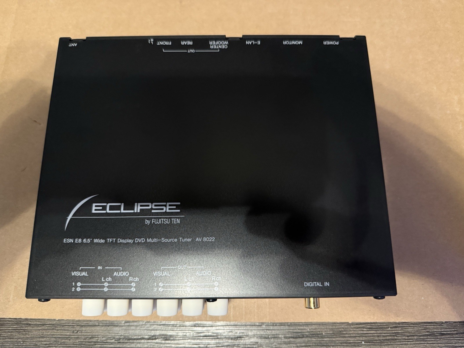 Eclipse AV8022 ESN E8 6.5″ Wide TFT Display DVD Player with Multi-Source Tuner