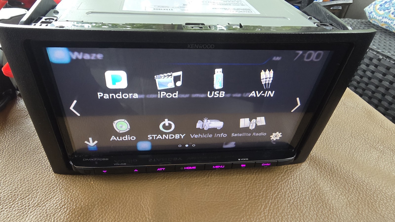 KENWOOD DMX7705S Touchscreen Bluetooth Car Audio Apple Android Play Radio Usb