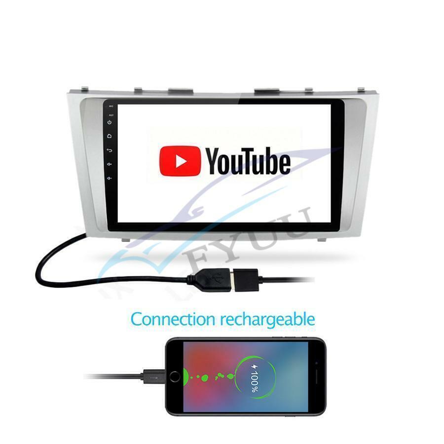 Android 9.1 Quad-core 9″ GPS RAM 2GB ROM 32GB BT DAB Wifi OBD For Camry 2007-11