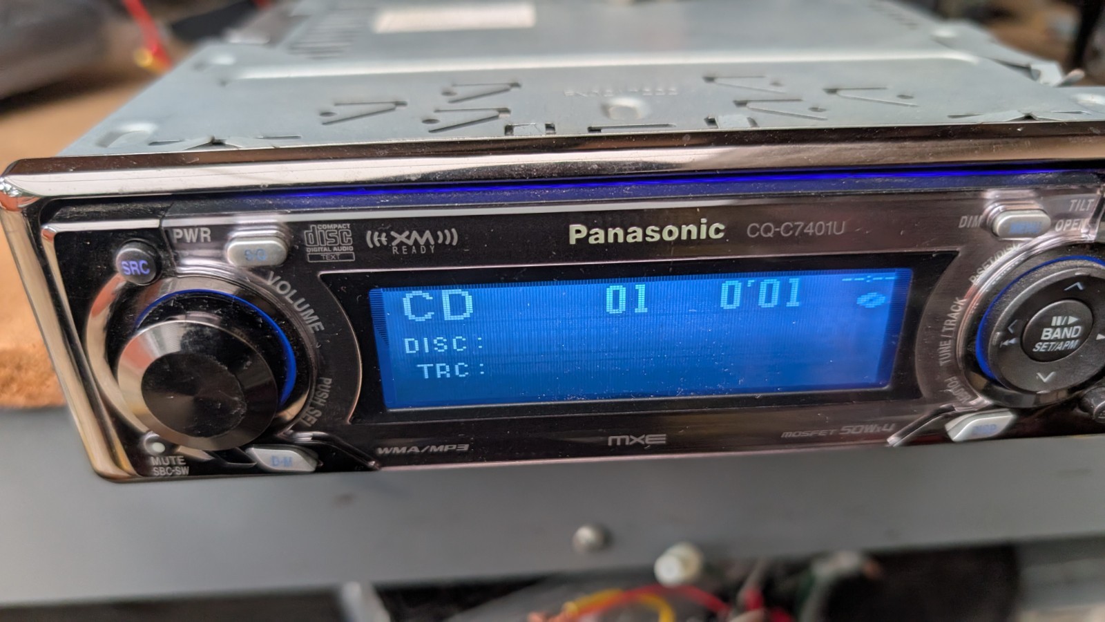 Panasonic CQ-C7401U Car Stereo Used With Bluetooth Auxiliary 🐠🐟