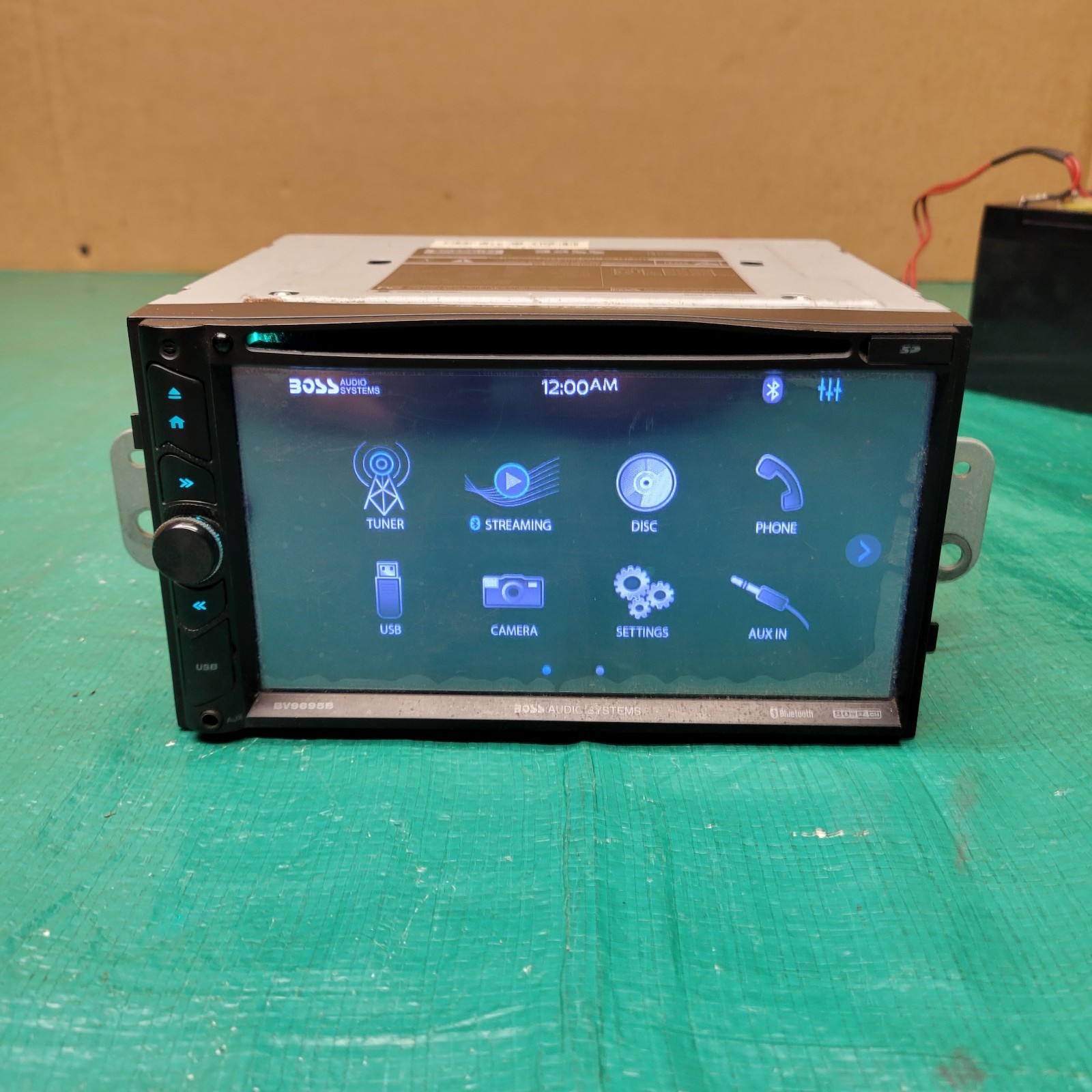 BOSS BV9695B Car Radio 6.2” Touch CD DVD AM/FM Bluetooth AUX W/ Wires No Remote