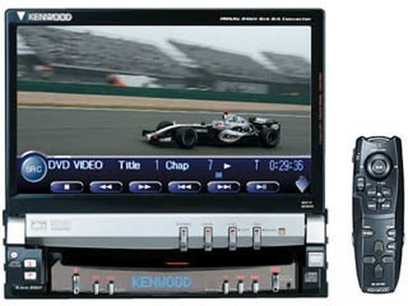 Rare Kenwood VDX-09M 7V DVD 5.1ch Receiver 1DIN Unused Notested JP