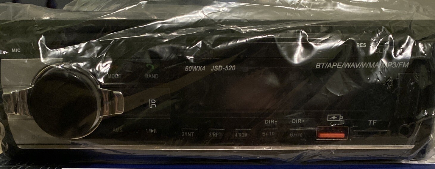 Bluetooth Car Stereo JSD-520 In-Dash FM Aux Input Receiver SD USB MP3 Player