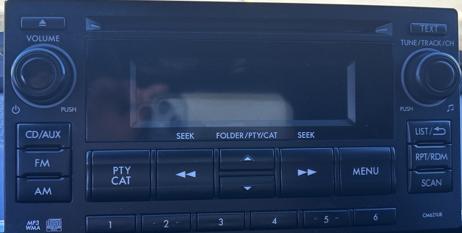 Subaru 2013 Clarion car Stereo Radio double din head model pf3386aa