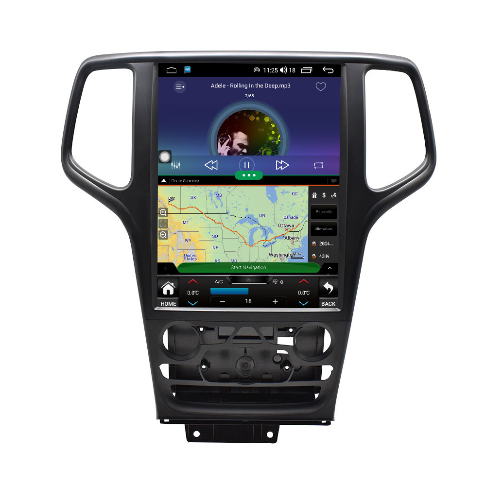 12.1″HD Car Radio for Jeep Grand Cherokee 2014 Wireless Carplay GPS Navi WiFi BT