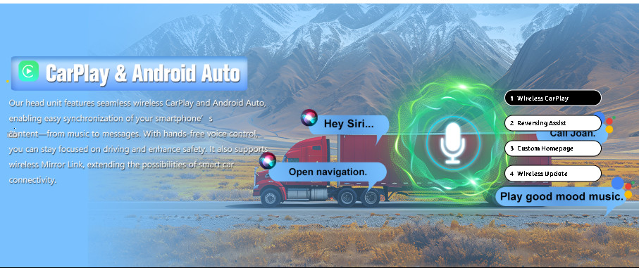 Car Stereo—Chevy Silverado GMC Sierra 2014-2018 2GB+32GB w/CarPlay/Android Auto