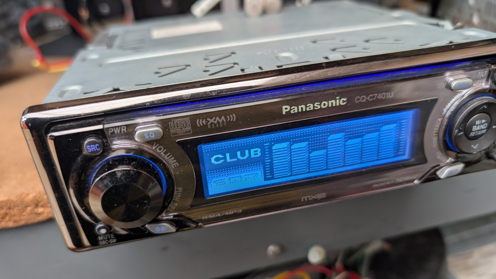 Panasonic CQ-C7401U Car Stereo Used With Bluetooth Auxiliary 🐠🐟