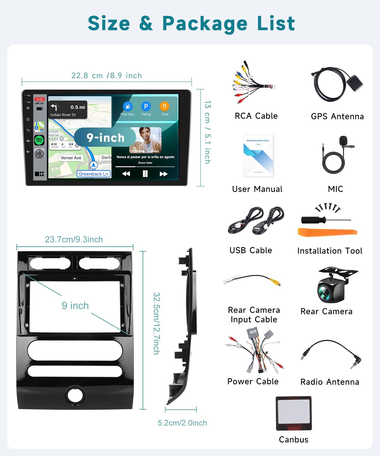 4G+64G 5G WiFi Android Car Stereo for Ford Expedition 2007-2014(Automatic A/)…