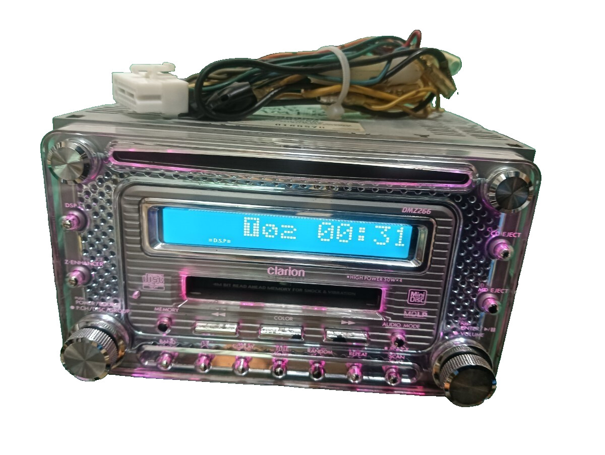 Clarion DMZ266 Double DIN CD MDLP AUX Car Audio Receiver Head Unit JDM Tested