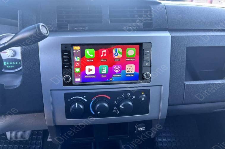 For 2005 2006 2007 2008-2011 Dodge Dakota Android GPS Car Stereo Radio & CarPlay