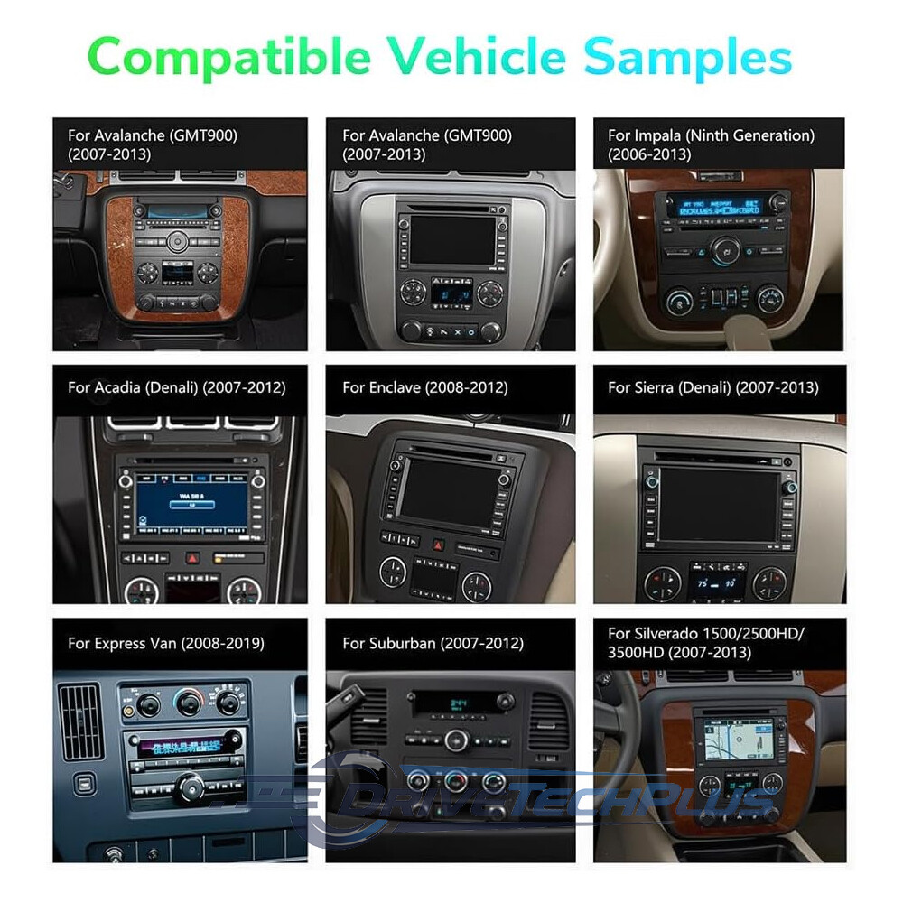 Android 13 Radio estéreo para coche de 7″ Para GMC Yukon Chevy Silverado Sierra