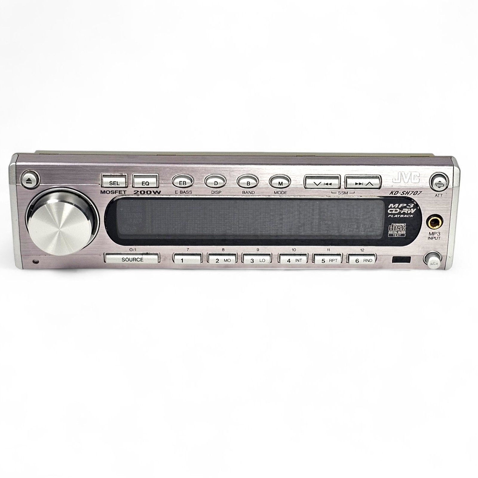JVC KD-SH707 CD MP3 Car Stereo Receiver Motorized Aluminum Faceplate