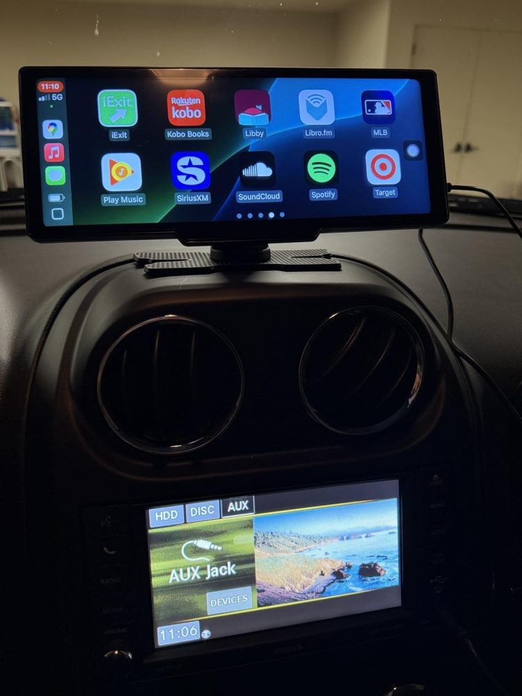 10.26″ Car Multimedia Smart Screen Player T86MP5 Wireless Carplay & Android +CAM