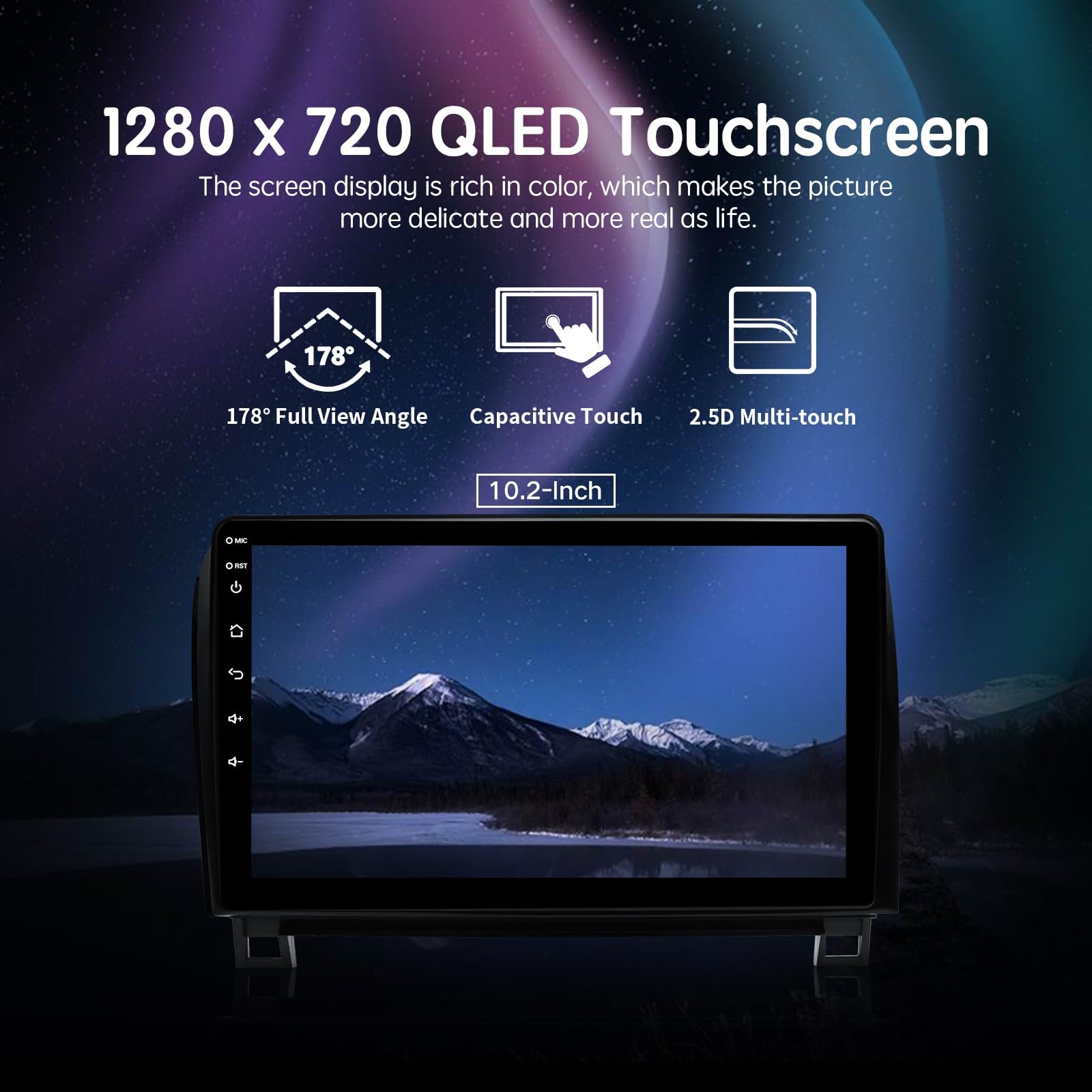 Android 13.0 6G 128G Wireless CarPlay Car Stereo for 07-13 Toyota Tundra, 08-18