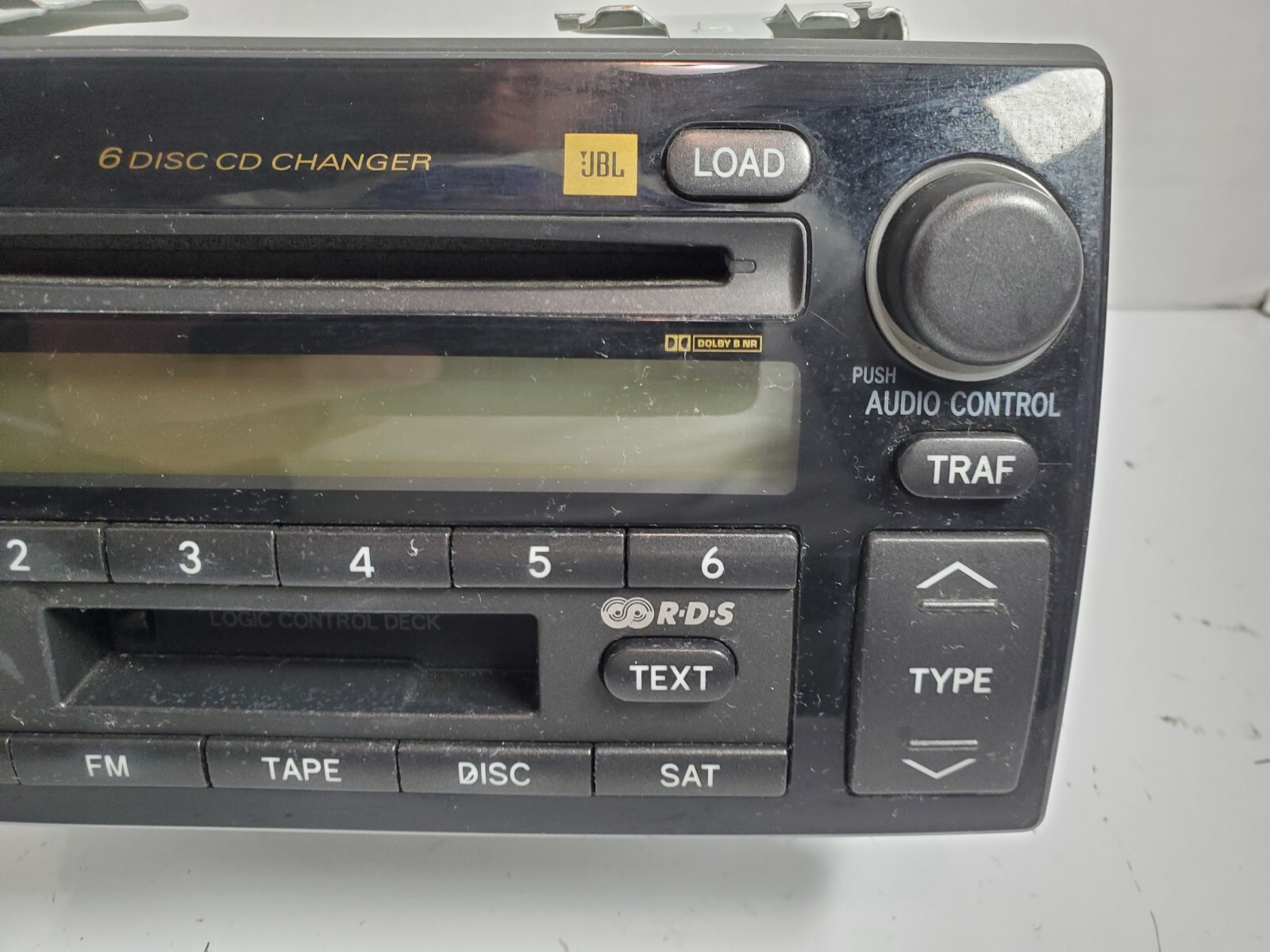 AS-IS OEM Toyota 86120-AA210 6 Disc CD / Cassette Tape Player Double DIN Stereo