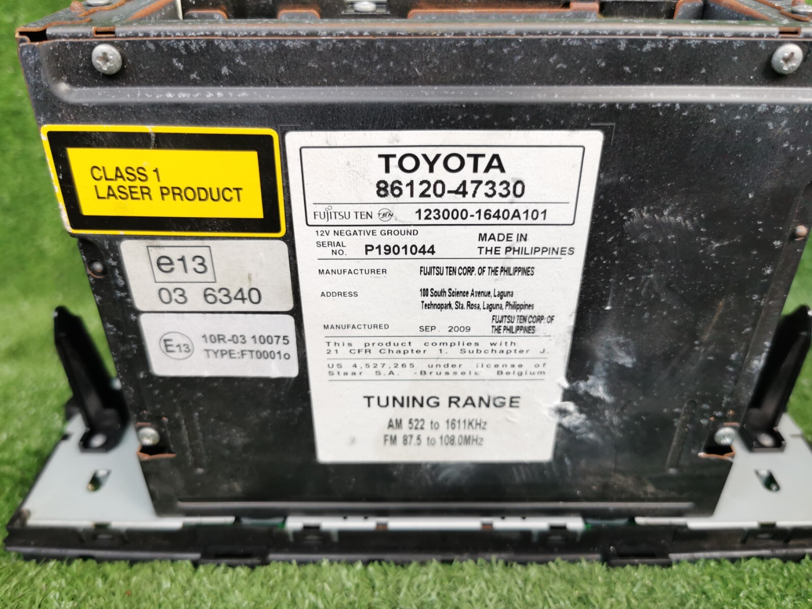 Toyota 8612047330 86120-47330 1230001640a101 Oem Original Car Radio