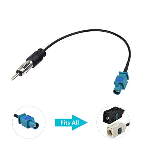 6″ Fakra Z to DIN Plug for Vehicle Car Stereo FM AM Radio Antenna