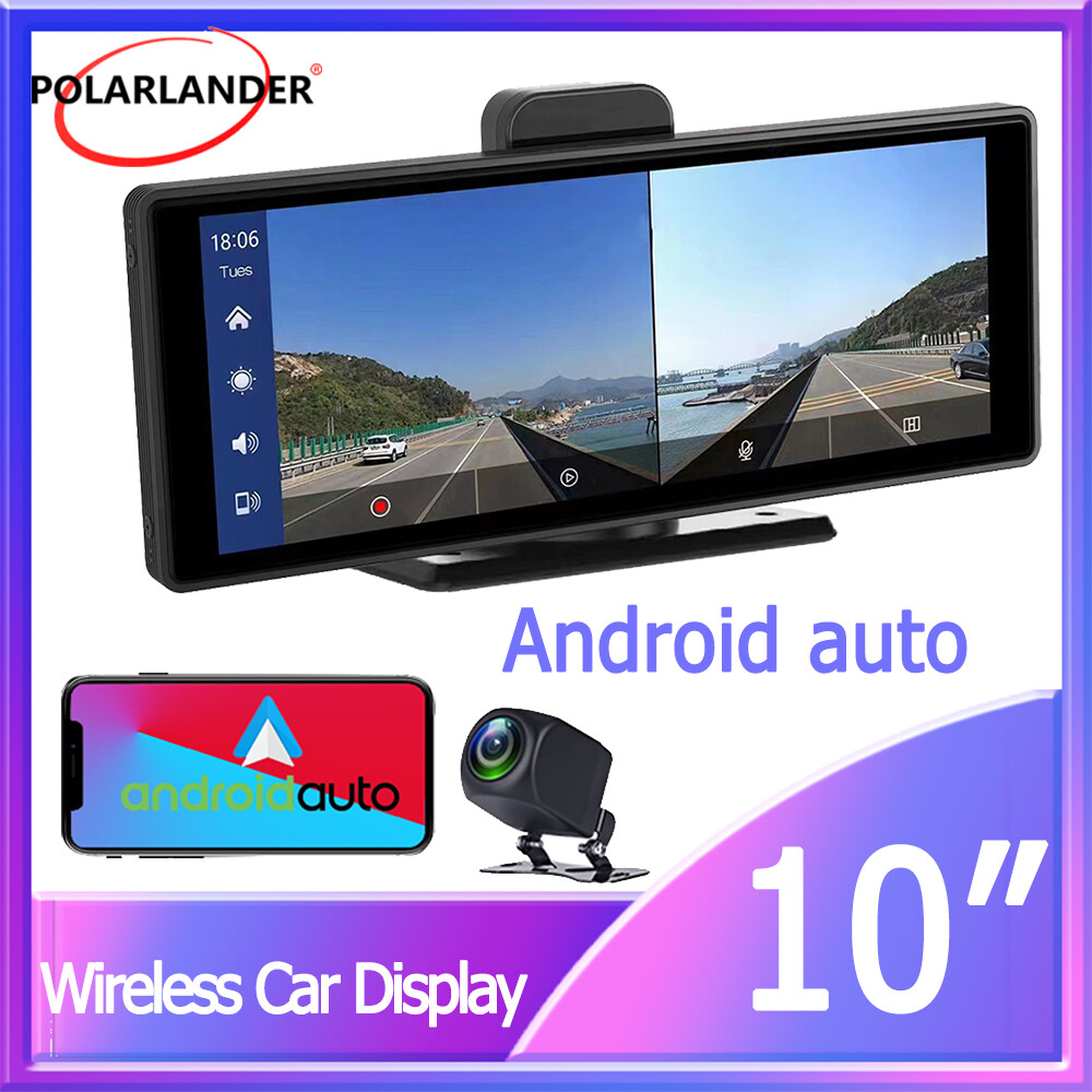 10 inch Android Auto CarPlay Car Radio Stereo Mirror Link Bluetooth Touch Screen