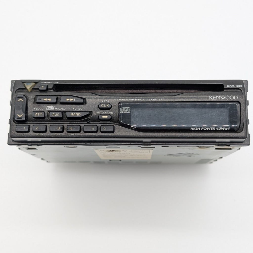 Kenwood KDC-115S CD Receiver Car Stereo Head Unit w/ Owner’s Manual Untested