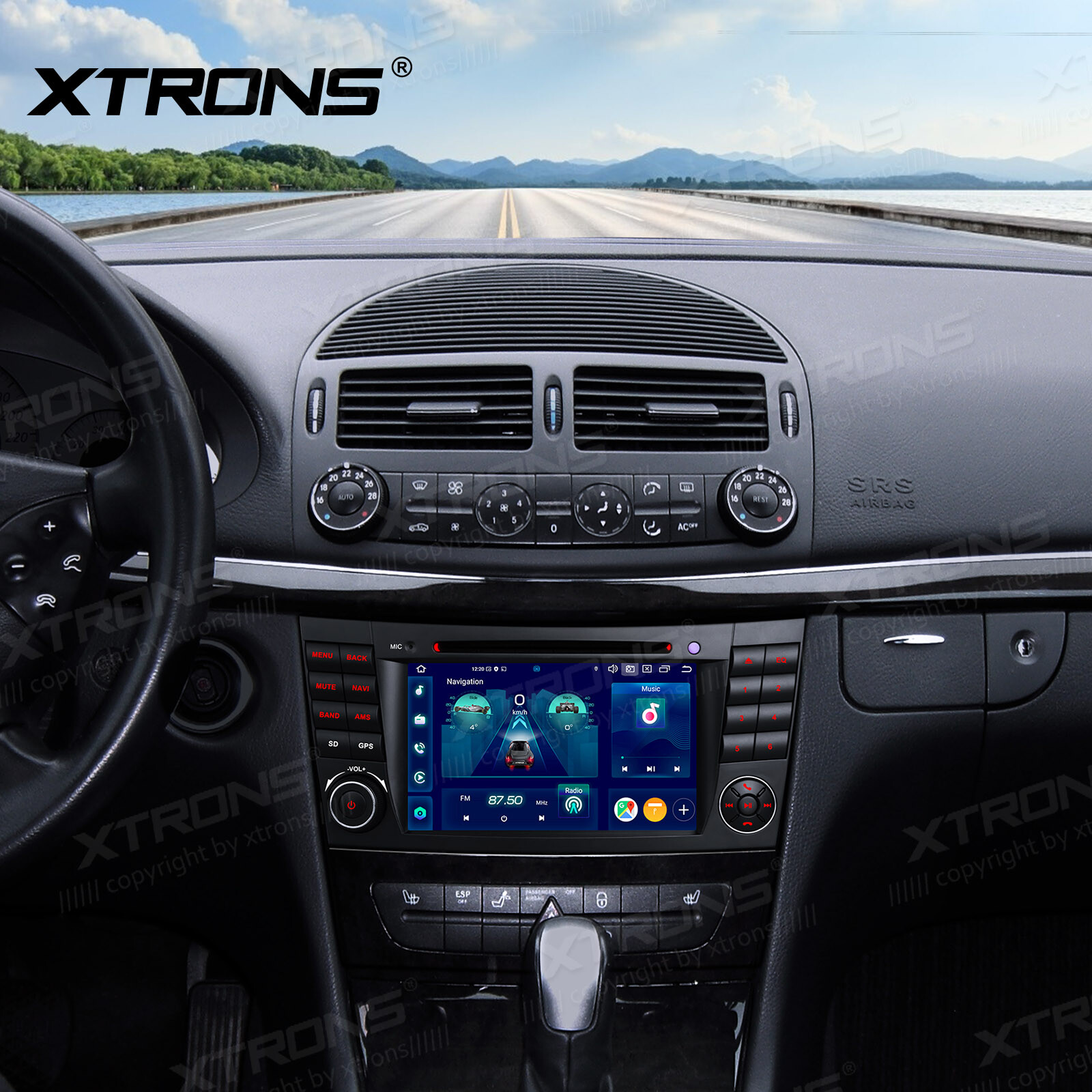 Android 13 8Core Car Stereo DVD Radio GPS For Mercedes Benz E-W211 E350 CLS-W219