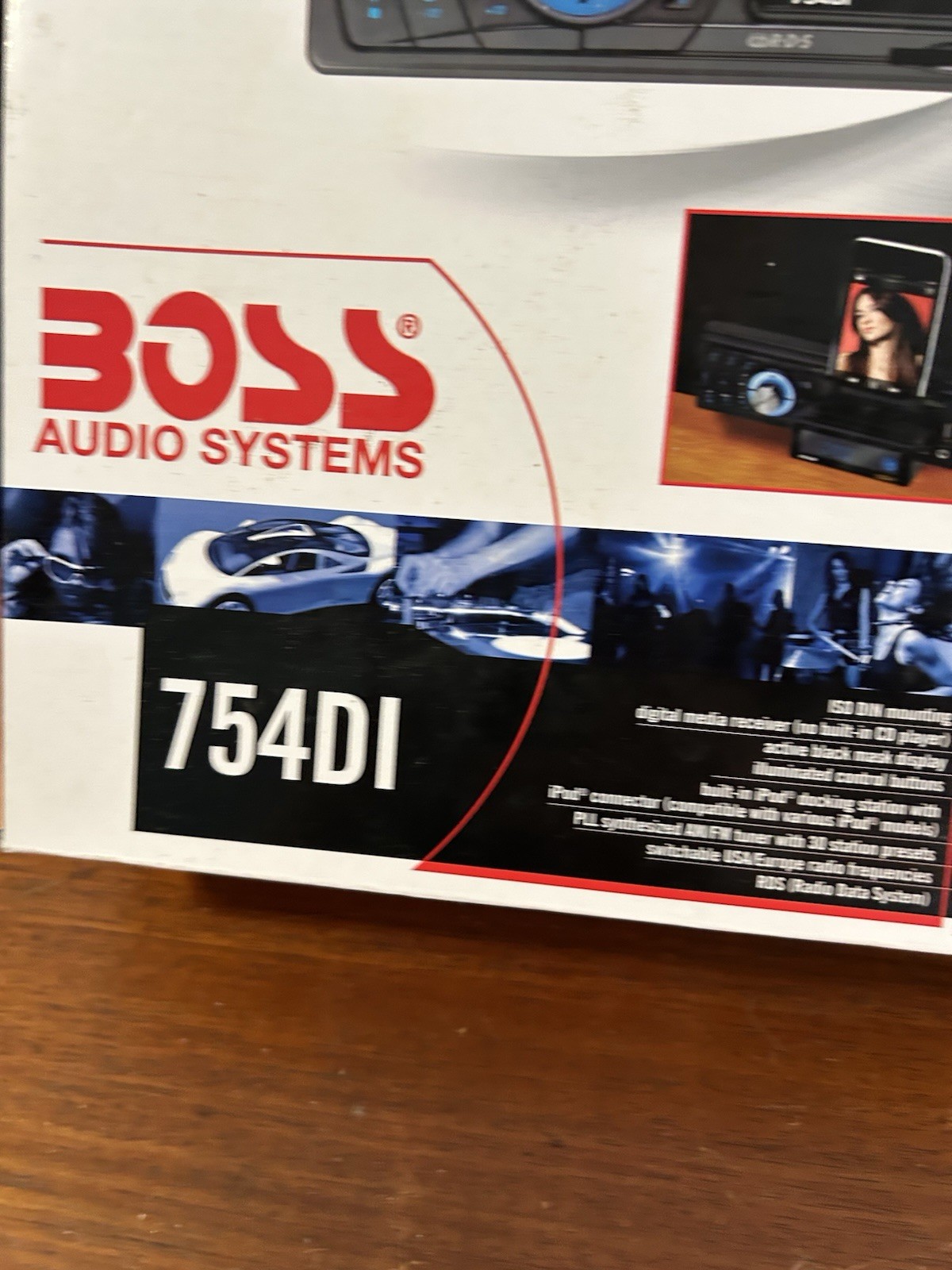 NEW – Boss 320watt 80x 4 Channel am / fm MP3 Player 754DI Factory Sealed