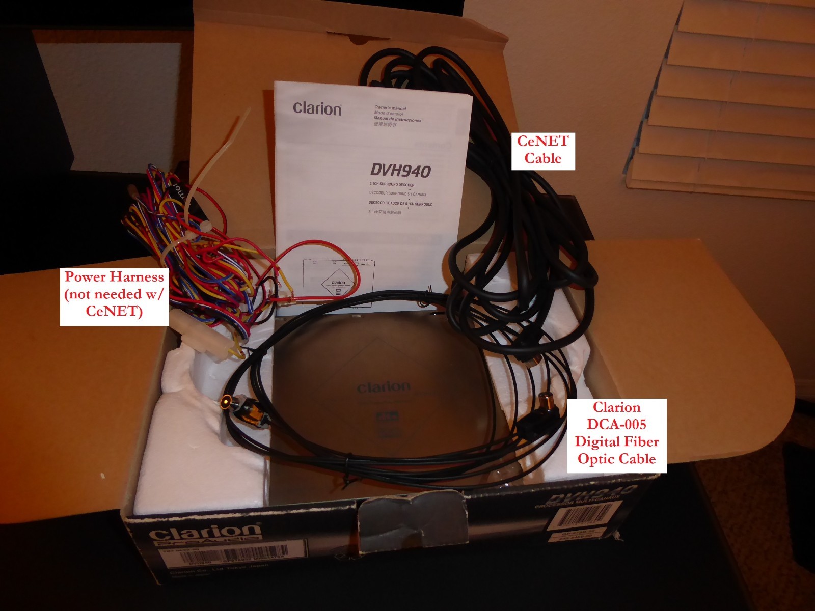 RARE Clarion CeNET Complete Setup MAX675VD TTX7501z NAX980HD DSH920S DVH940 more