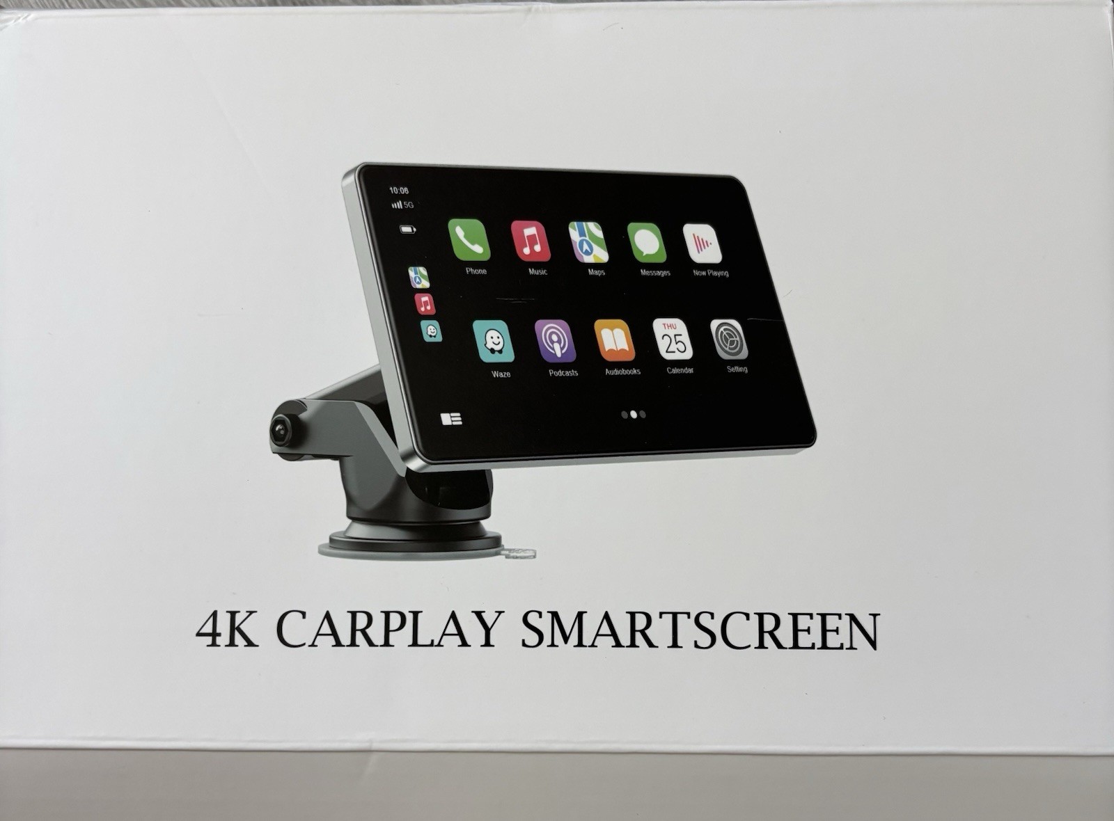 Oscio9″ Wireless Carplay Android Auto Screen with 4K Dash Cam & 1080P Backup cam