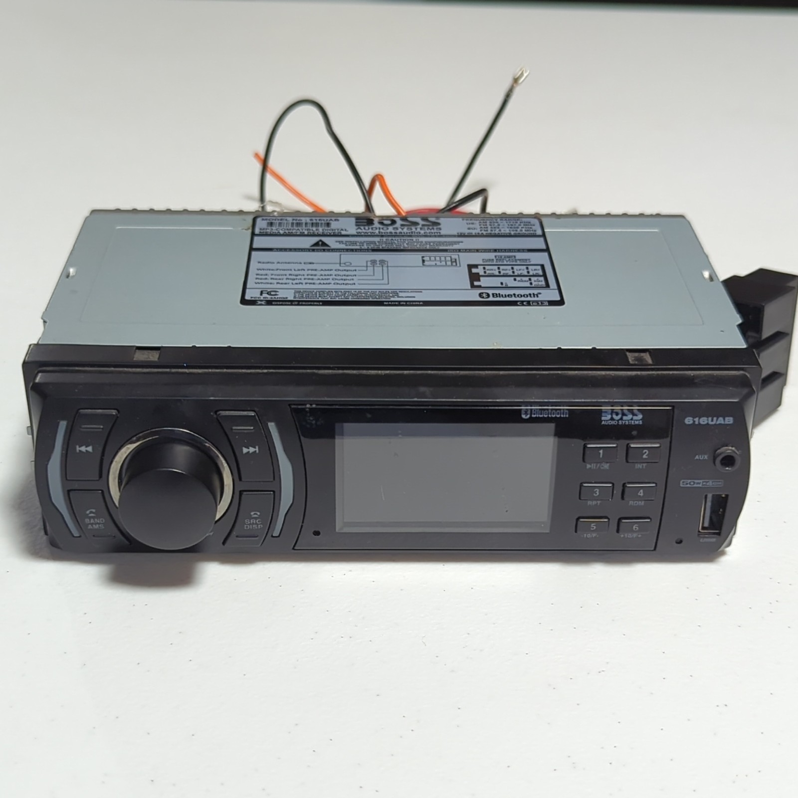 Boss Audio Systems 616UAB Car Stereo Bluetooth, MP3, USB, Aux -No Remote-