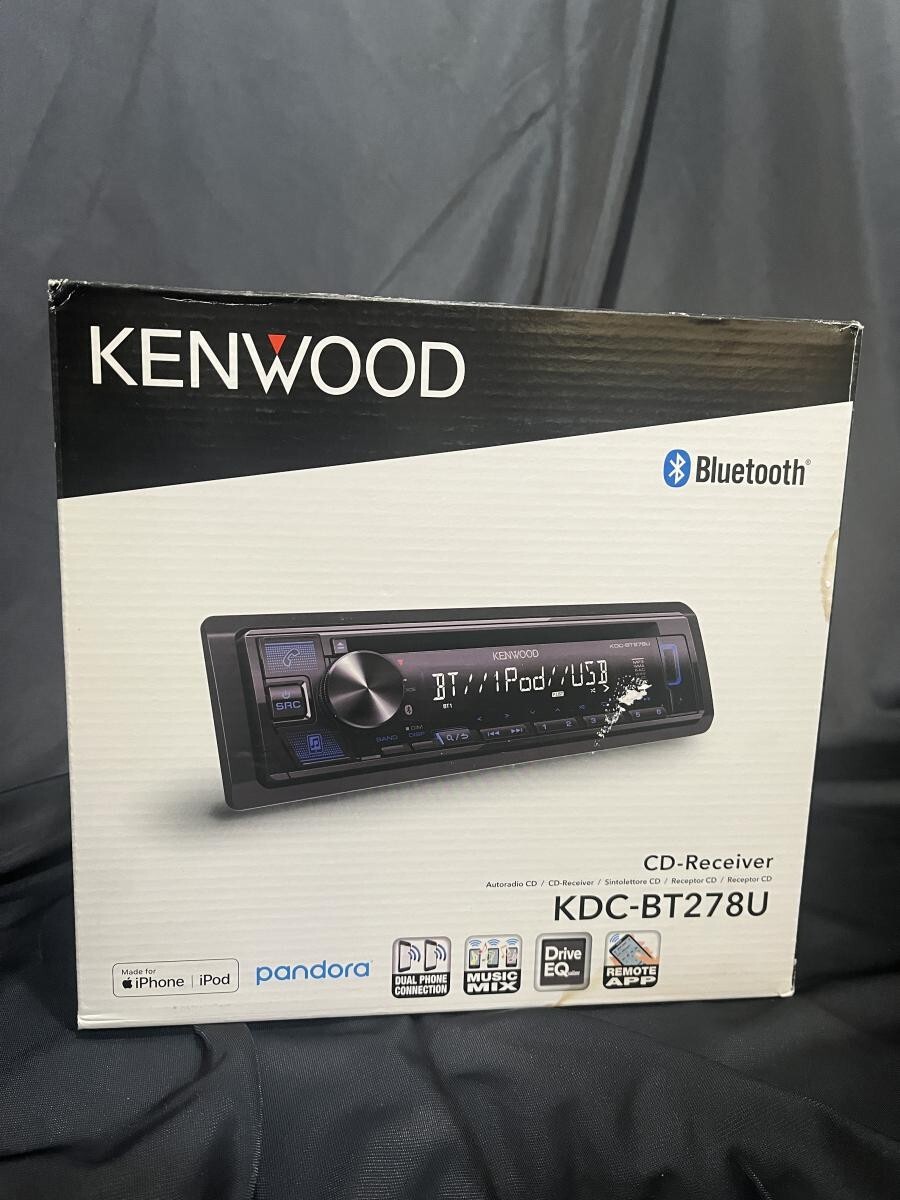 Kenwood CD Receiver with Bluetooth (KDC-BT278U)