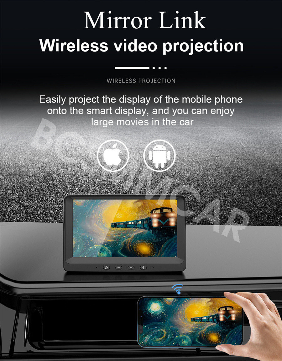 Car Stereo Touch Screen Radio Bluetooth FM Multimedia Player Audio For Carplay