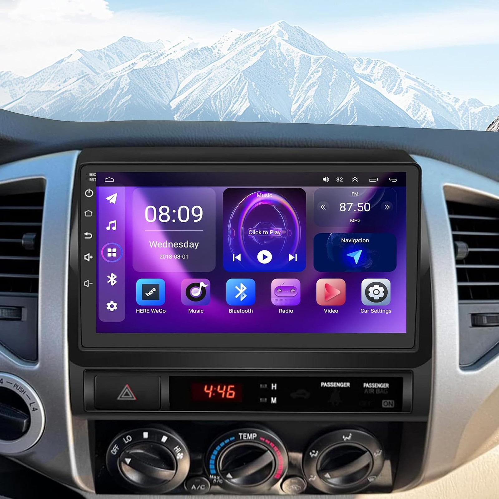 Android 13 Car Stereo with Wireless Apple Carplay Android Auto 9 Inch