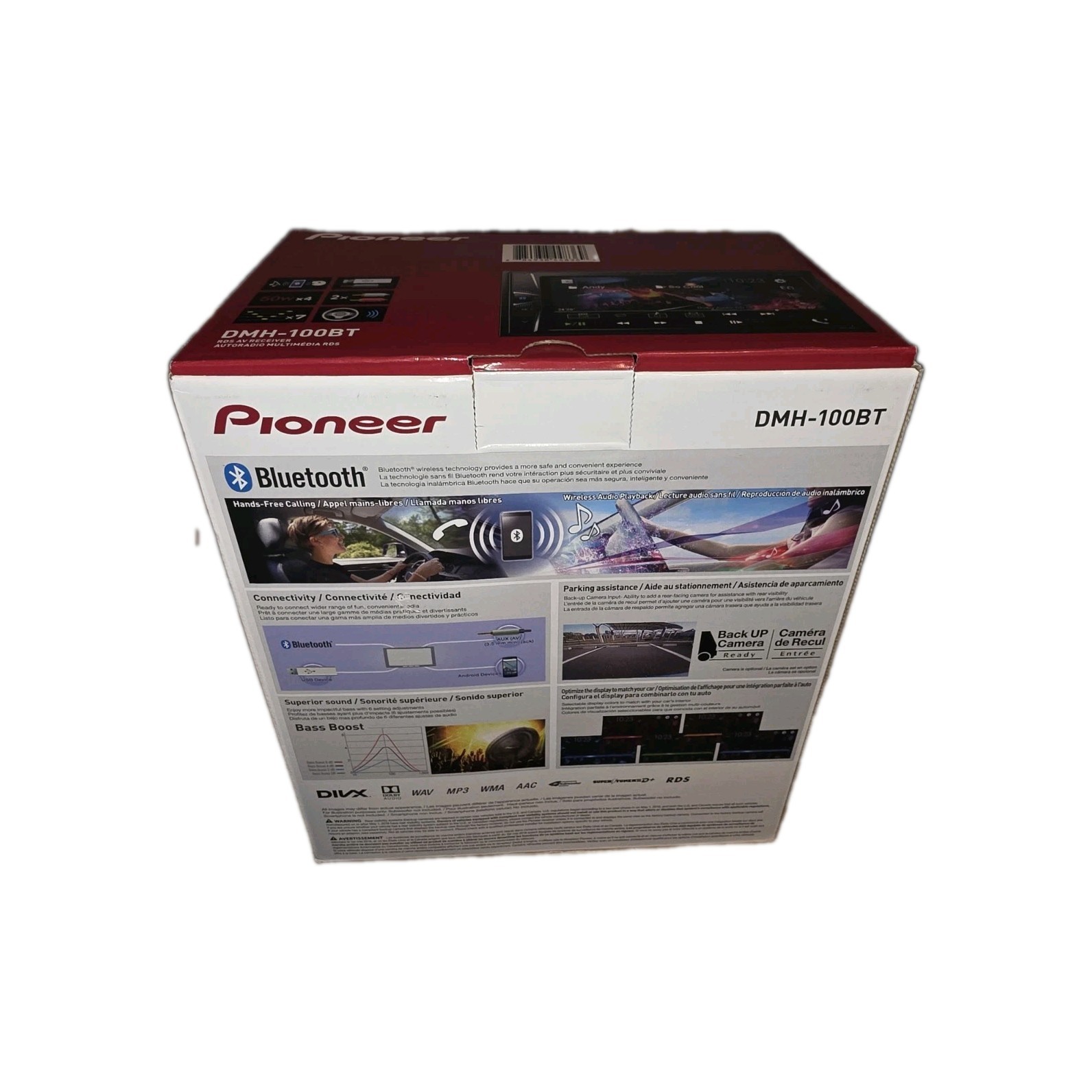 Pioneer DMH-100BT 6.2″ Touchscreen Double DinReceiver Stereo Bluetooth Android