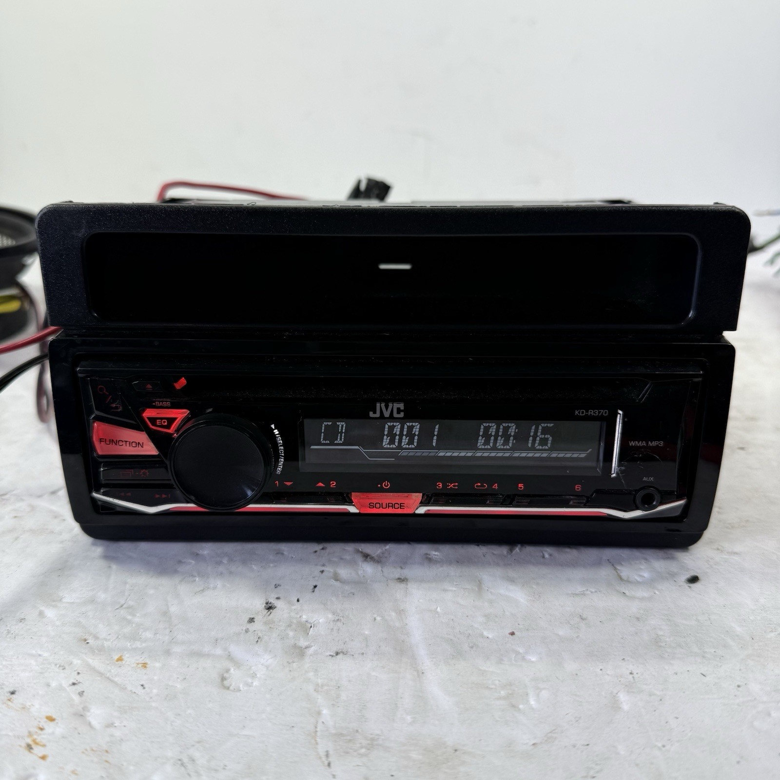 JVC KD-R370 CD AM/FM Front AUX Car Stereo Receiver | TESTED ✅