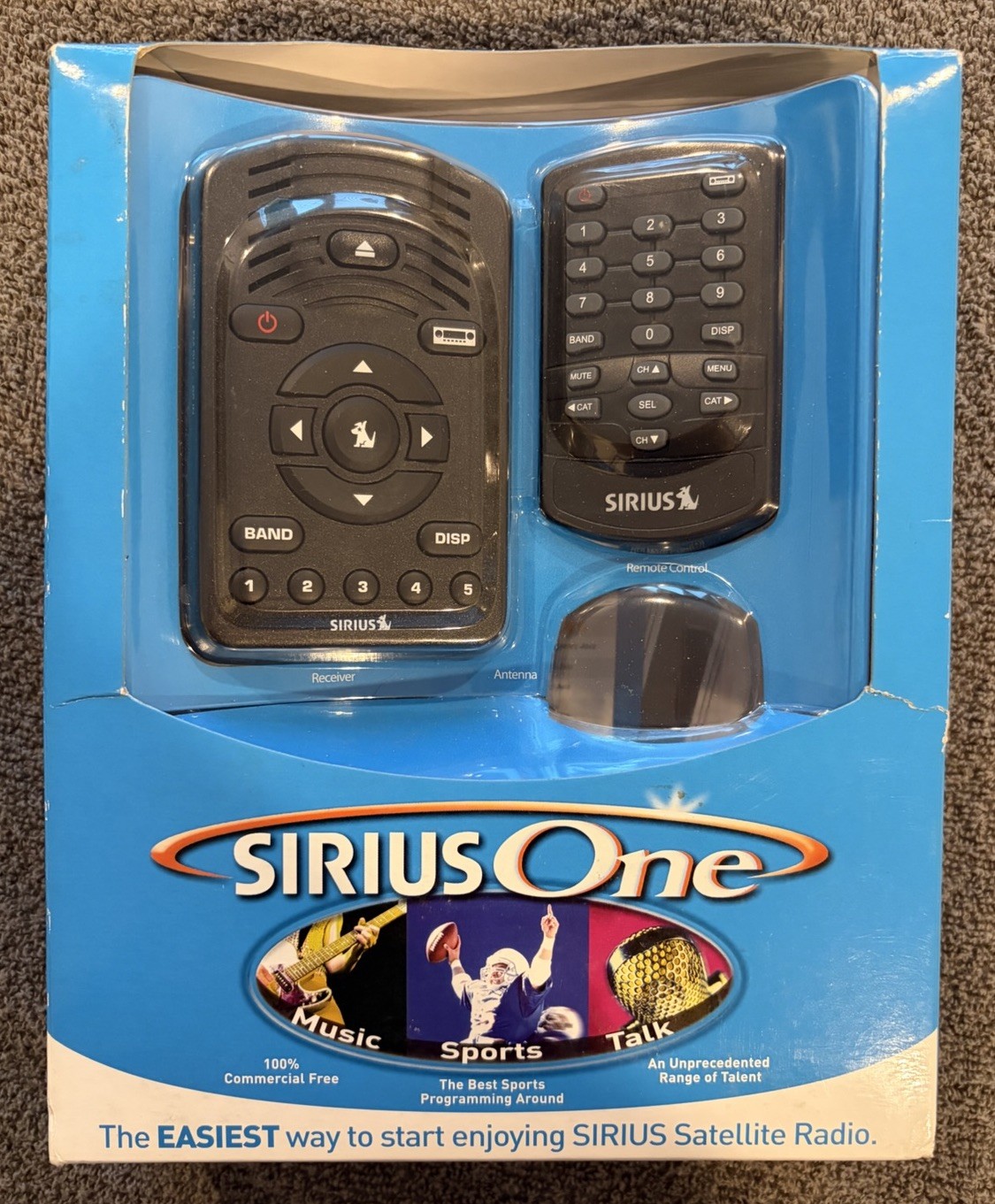 NEW-Sirius Satellite Radio Sirius One SV1 All In One with Remote Control