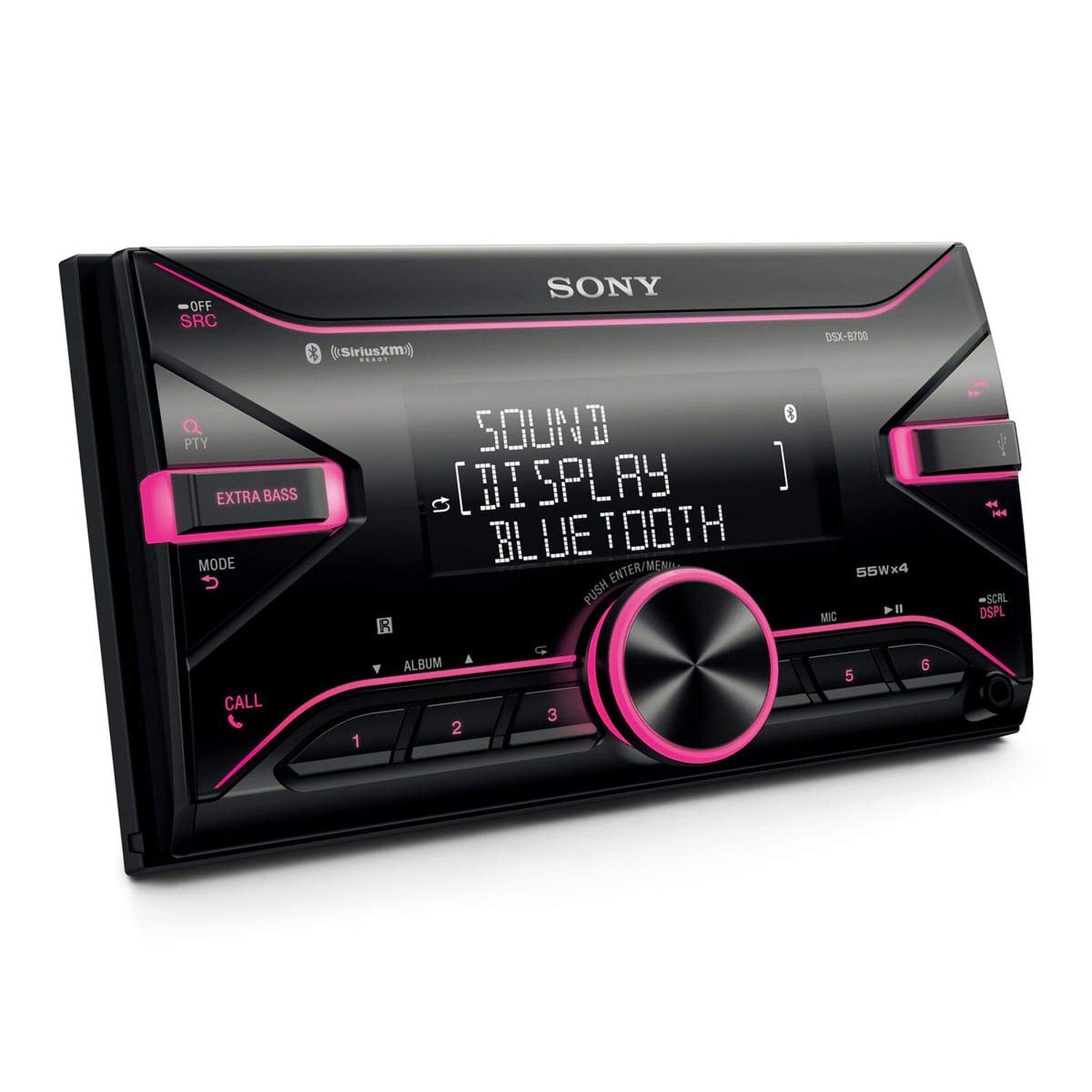 Sony DSX-B700 Single DIN Bluetooth Car Stereo Receiver SiriusXM Ready New
