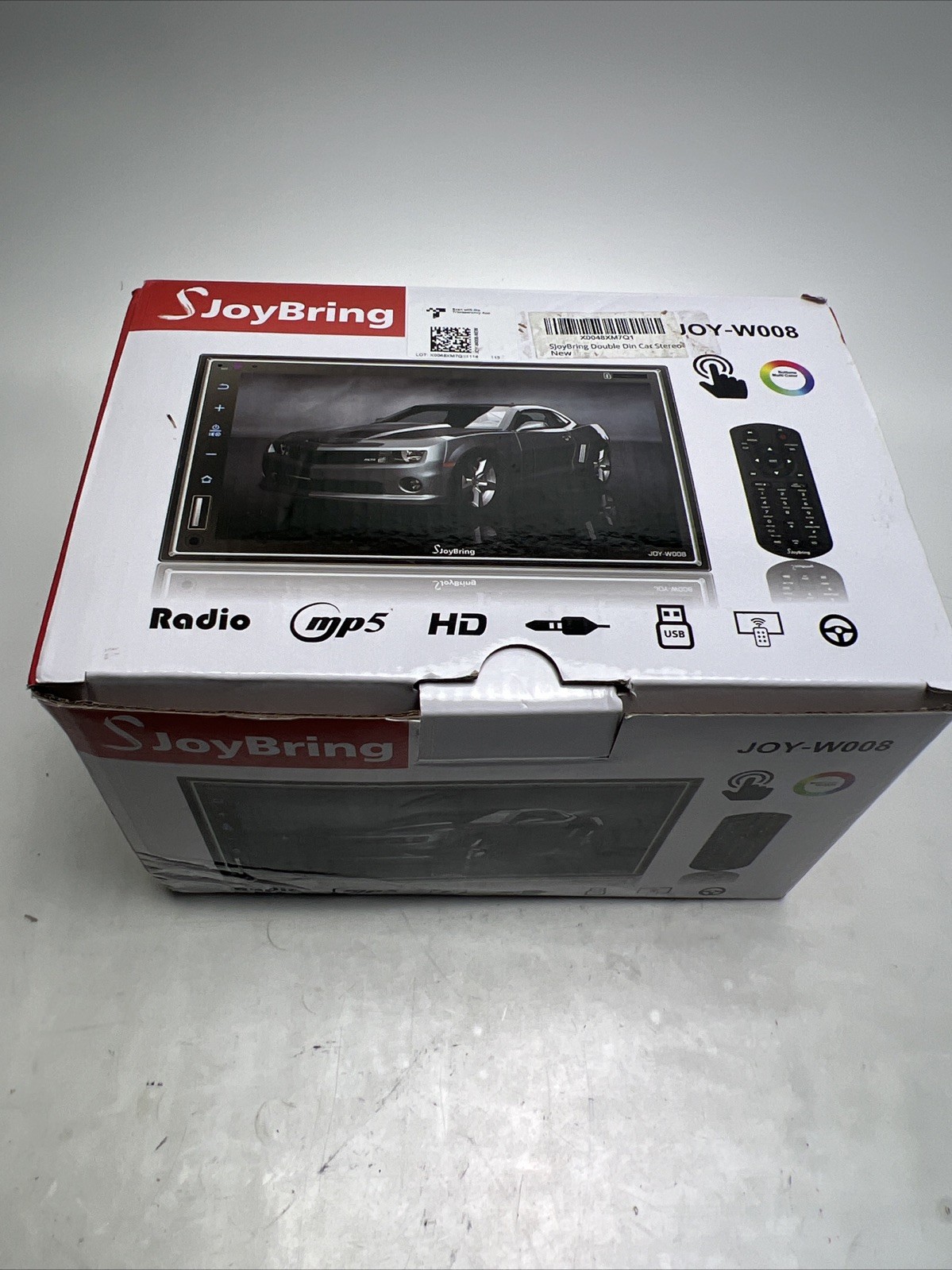 SJoyBring Wireless Double Din Car Stereo with CarPlay, Chipped Read Description