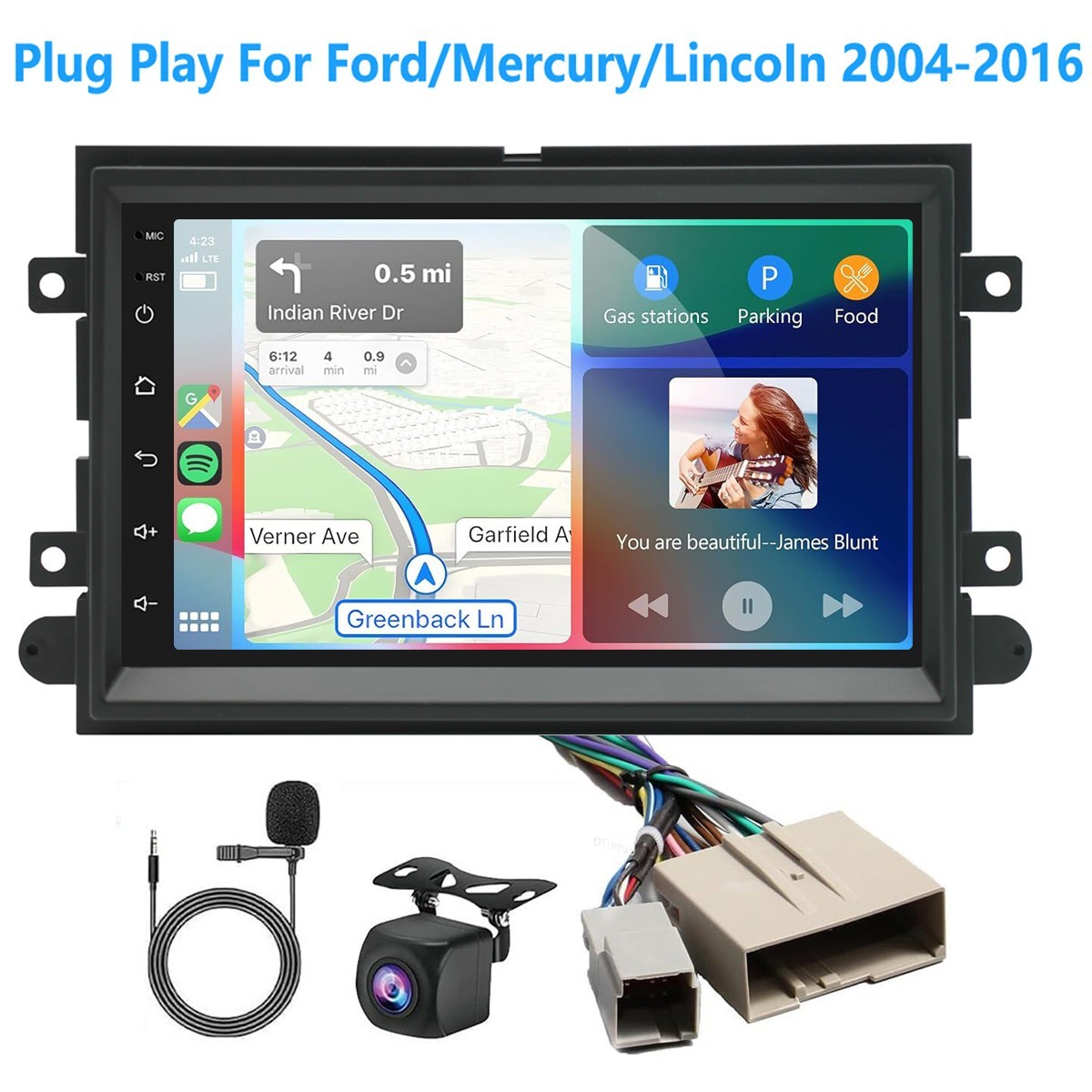 Apple Carplay For Ford F150 F250 Mercury Milan Mountaineer Car Stereo Radio GPS