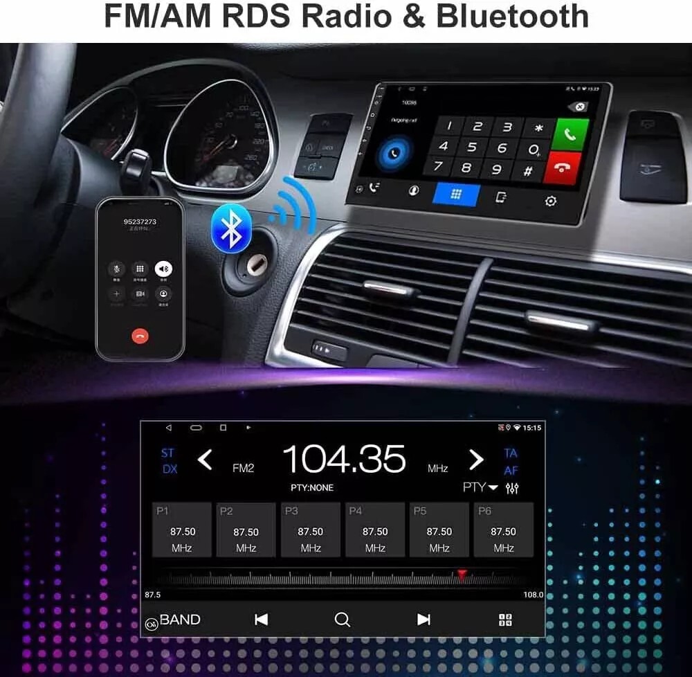 EVONAVI 10″ Car Radio Head Unit ~ GPS Carplay Android ~ Jeep Dodge Ram *3798A7E
