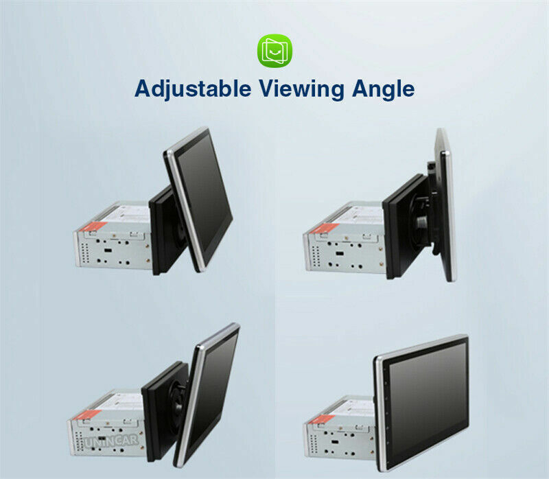 Touch Screen Rotatable 10.1” Android 12 Car Stereo Radio Double 2DIN GPS Wifi