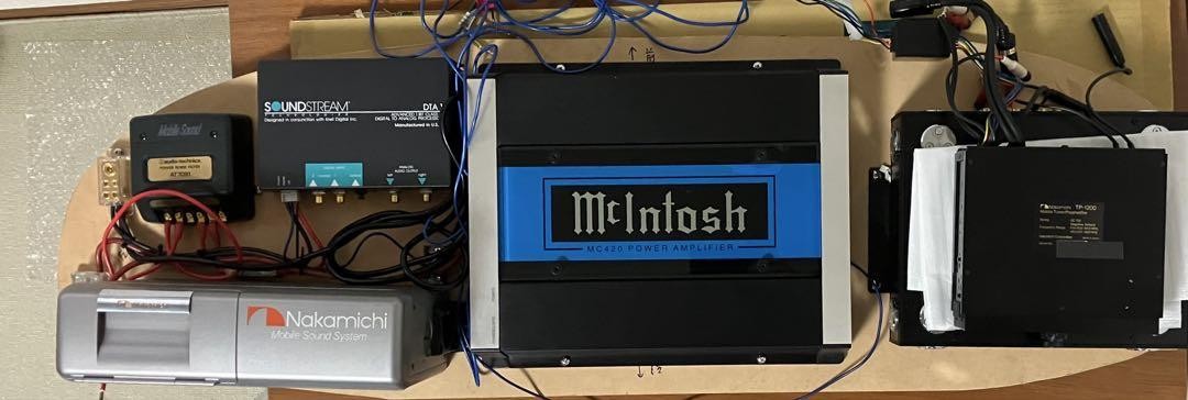 Nakamichi TP-1200 Car Audio Set with McIntosh MC420 Amp CDC-111 Changer Tested
