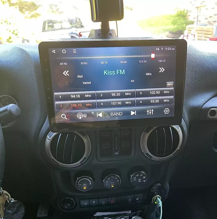10.1″ For Jeep Wrangler JK 2007-2017 Apple Carplay Android 13 Radio GPS Navi FM