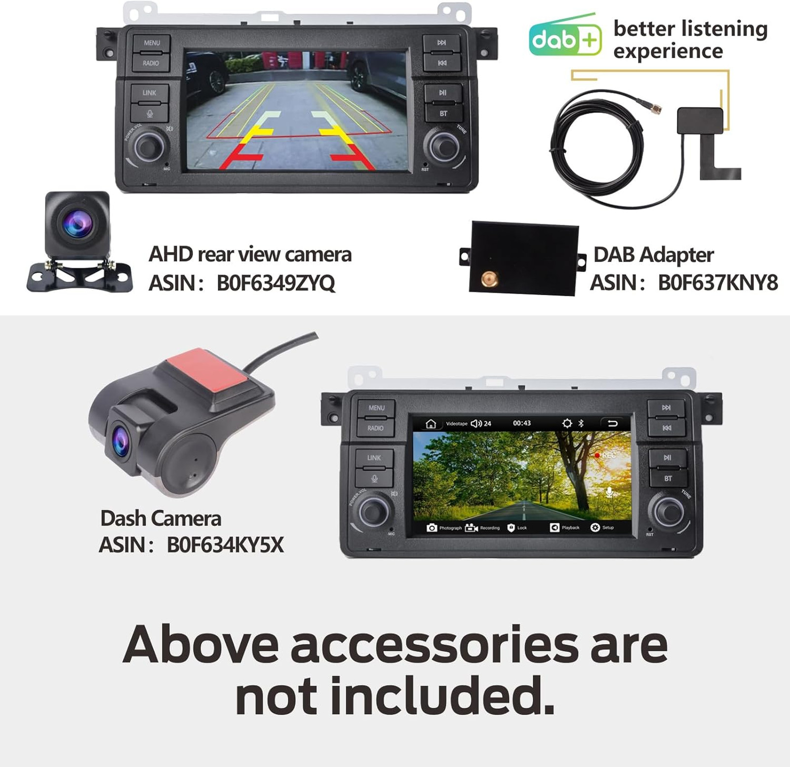 Car Stereo Linux System for BMW E46 3 Series 1999-2005 Bluetooth Wireless