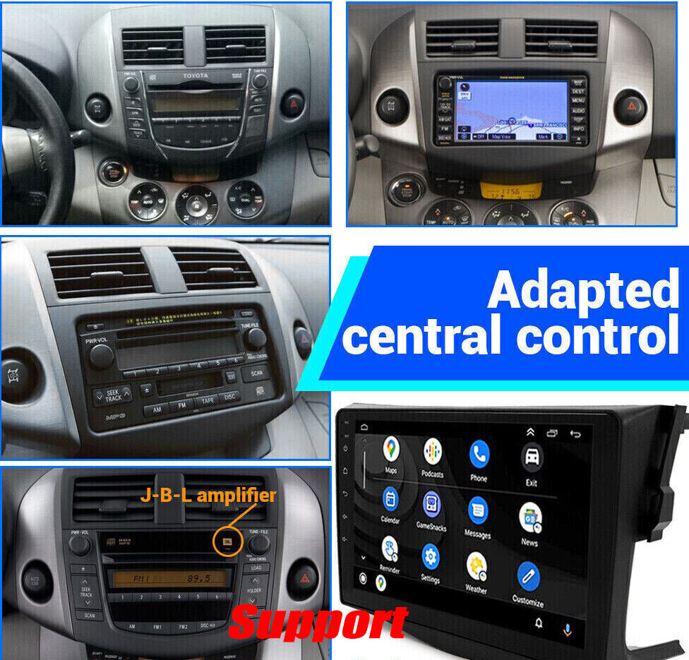 ADH Backup Camera For Toyota Rav4 2007-2011 Android Car Radio Stereo Large Navi