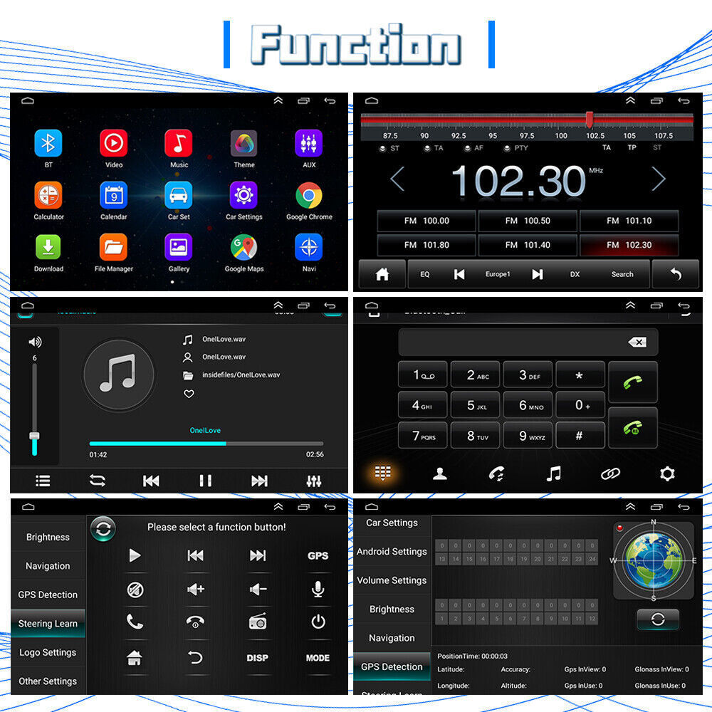 Apple Carplay For Toyota RAV4 2007-2012 Android 15 Car Stereo Radio GPS WIFI+Cam