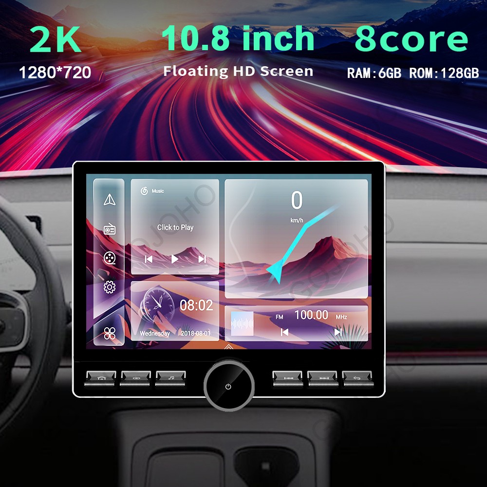 Android 15 For Jeep Cherokee KL 2015-2018 4+64GB Car Stereo Radio Carplay GPS